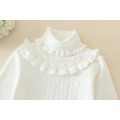 baby girls pure cotton sweater/kids girls lace sweater